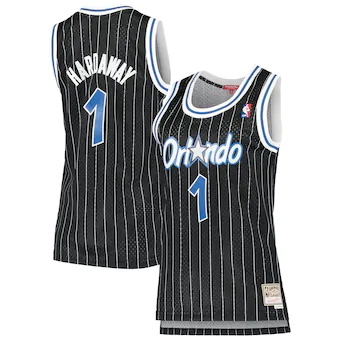 womens mitchell and ness penny hardaway black orlando magic-353